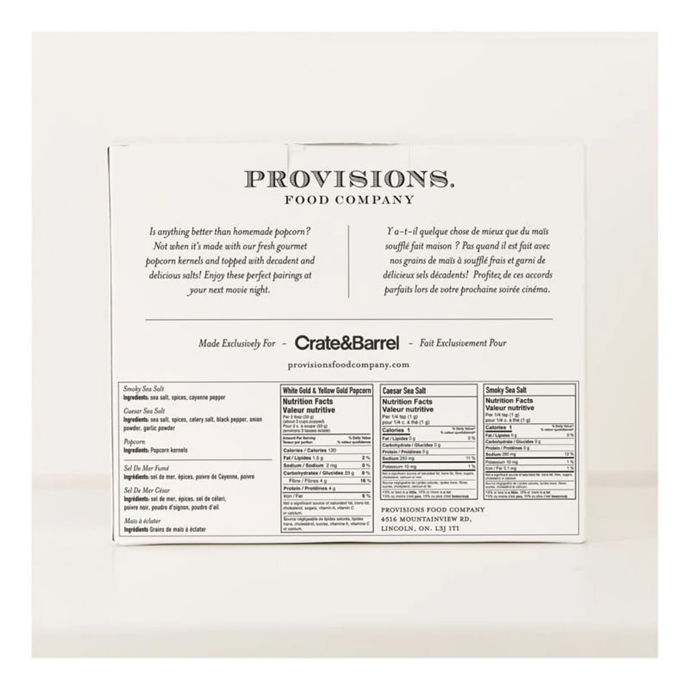 Provisions Popcorn Gift Set