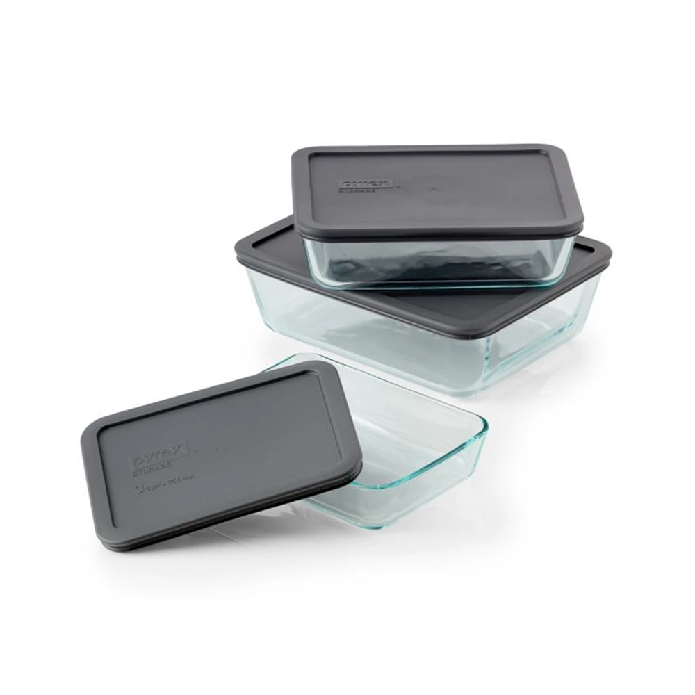 Pyrex ® 6-Piece Rectangular Storage Set