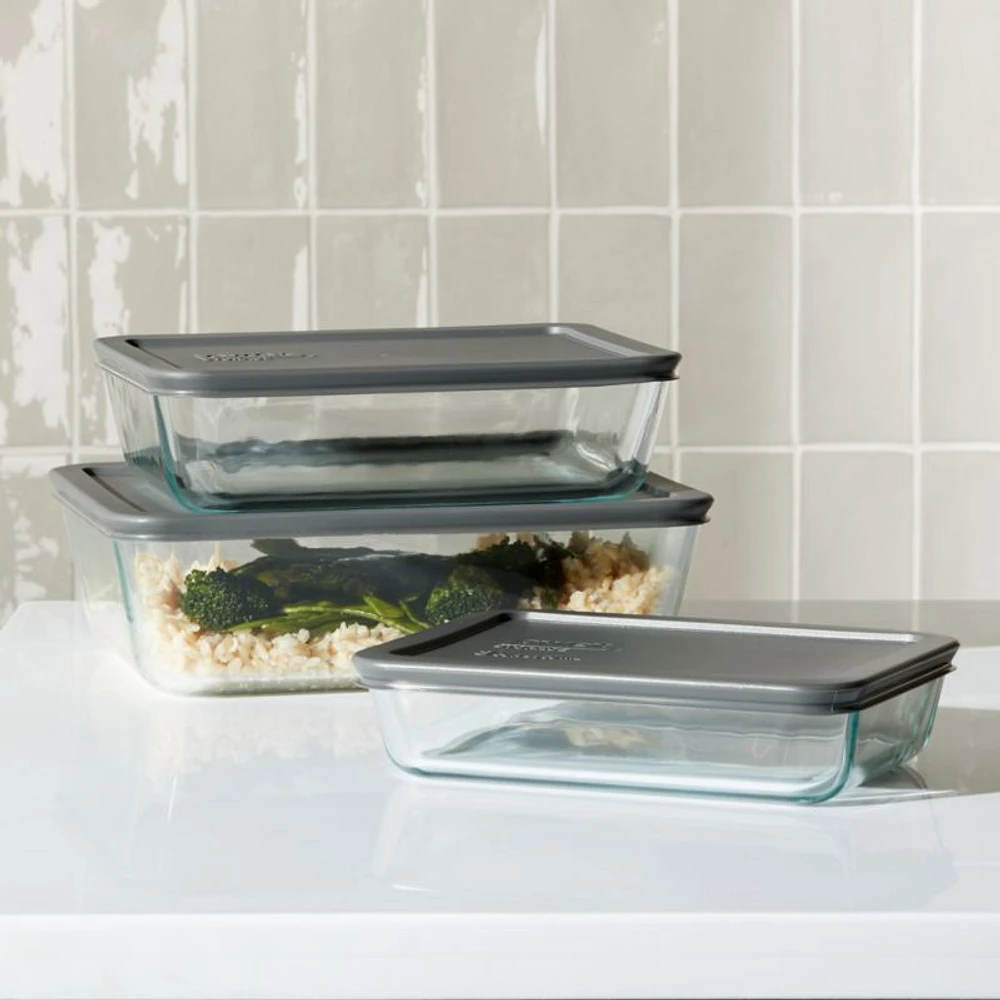 Pyrex ® 6-Piece Rectangular Storage Set