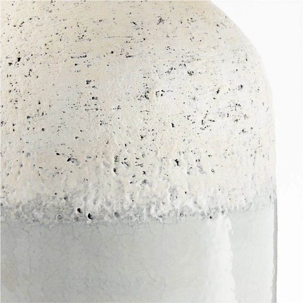 Quinn Large White Ceramic Table Lamp 25.75"