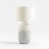 Quinn Large White Ceramic Table Lamp 25.75"