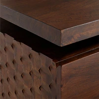 Raffael Carved Wood Executive Desk
