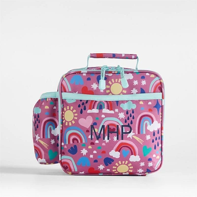 Rainy Rainbows Soft Insulated Kids Lunch Box