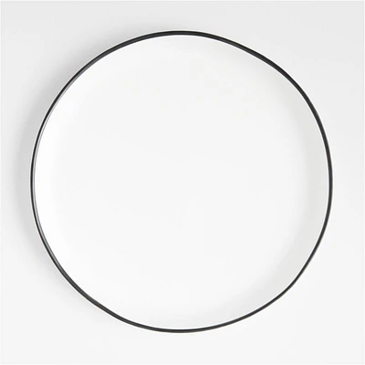 Range White Outdoor Melamine Dinner Plate by Leanne Ford