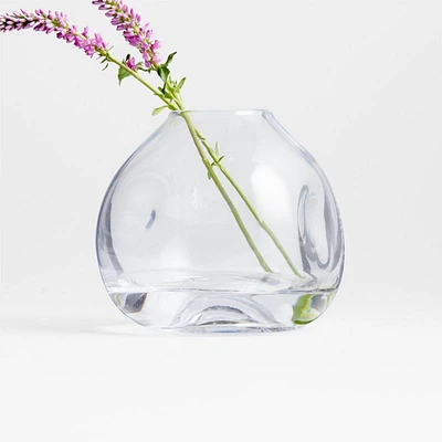 Regen Clear Blown Glass Vase 5"