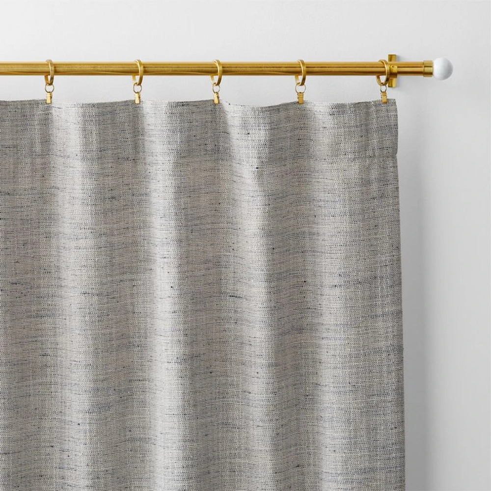 Reid Blue Window Curtain Panel 52"x120"