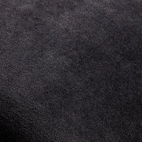 Relaxed Washed Organic Cotton Velvet 20x20 Ink Black Throw Pillow Cover