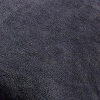 Relaxed Washed Organic Cotton Velvet 20x20 Dark Sea Grey Throw Pillow Cover