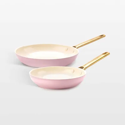 GreenPan ™ Reserve Blush 2-Piece 8" and 10" Ceramic Non-Stick Frying Pan Set