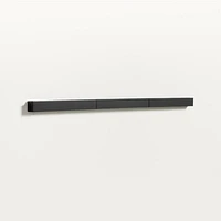 Modern Black Wood Kids Gallery Art Rail