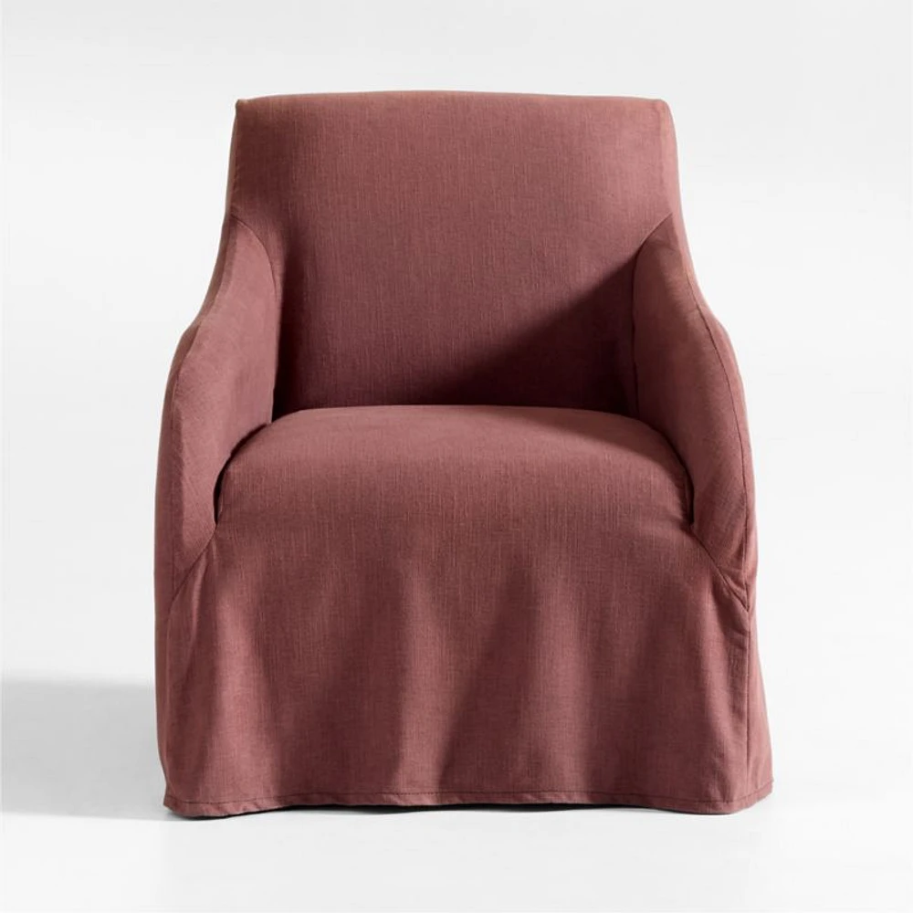Revello Slipcovered Swivel Accent Chair