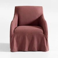 Revello Slipcovered Swivel Accent Chair