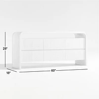 Rica Grasscloth 6-Drawer Dresser by Leanne Ford