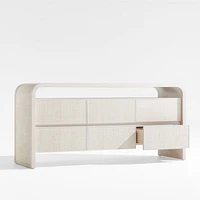 Rica Grasscloth 6-Drawer Dresser by Leanne Ford