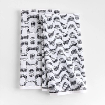 Rio Textured Terry Organic Cotton Dish Towels, Set of 2