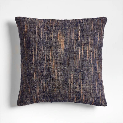 Riviera 20"x20" Deep Indigo Blue Throw Pillow Cover