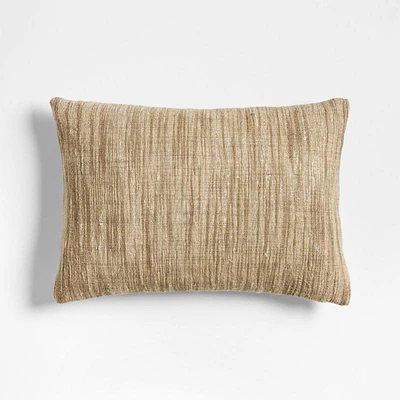 Riviera 22x15 Arcadia Tan Brown Throw Pillow Cover