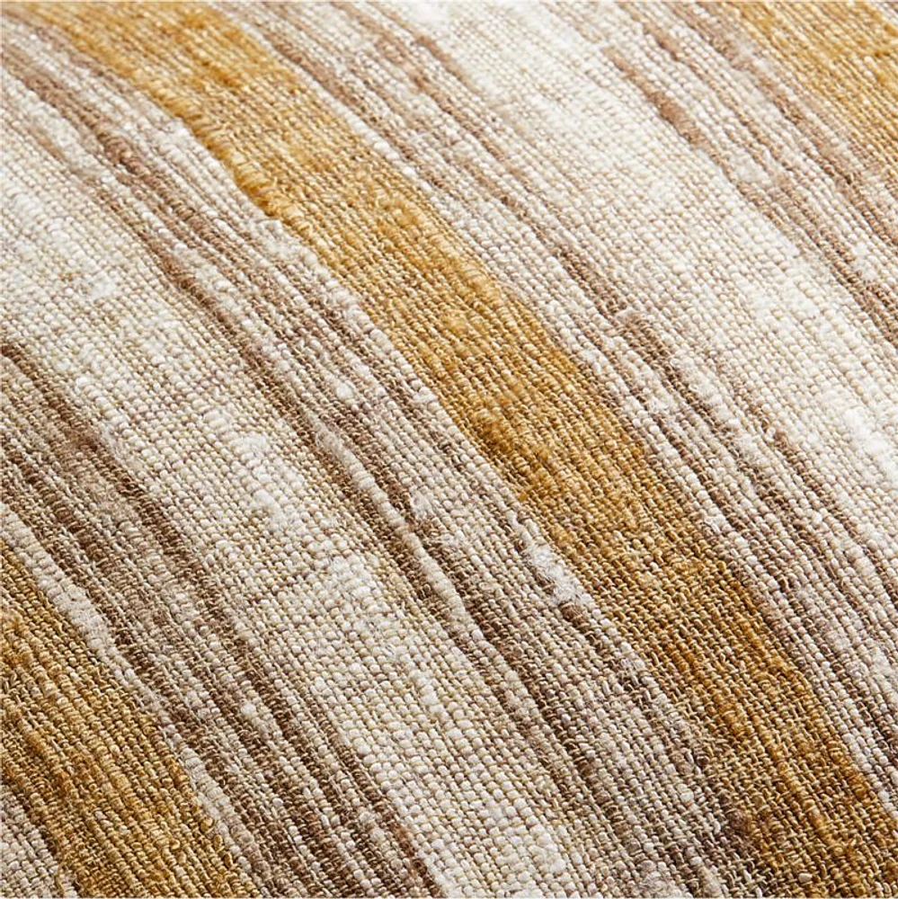 Riviera Stripe 24x16 Savannah Yellow Throw Pillow Cover
