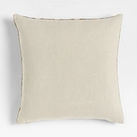 Riviera Stripe 23x23 Pale Blue Throw Pillow Cover