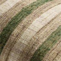 Riviera Stripe 24x16 Cyprus Green Throw Pillow Cover