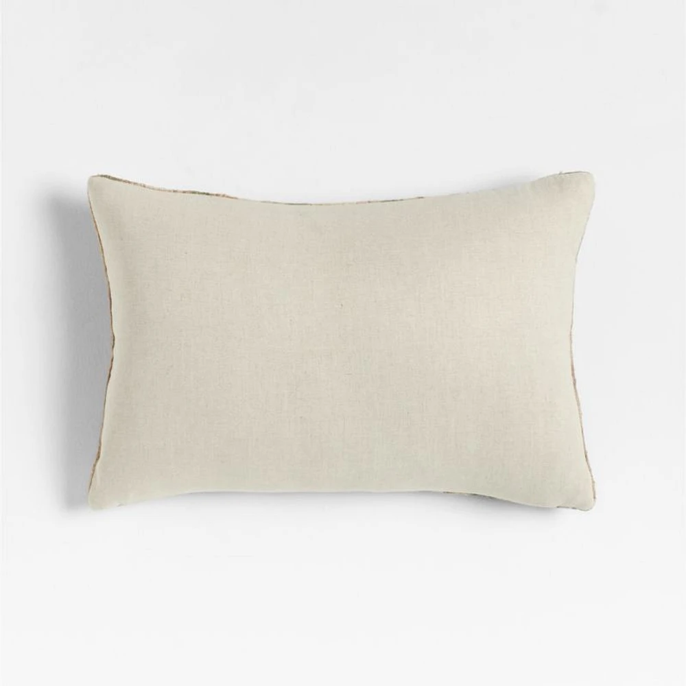 Riviera Stripe 24x16 Cyprus Green Throw Pillow Cover