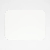 Rizzo Easy Care Recycled Leather Reversible Black and White Rectangular Placemat