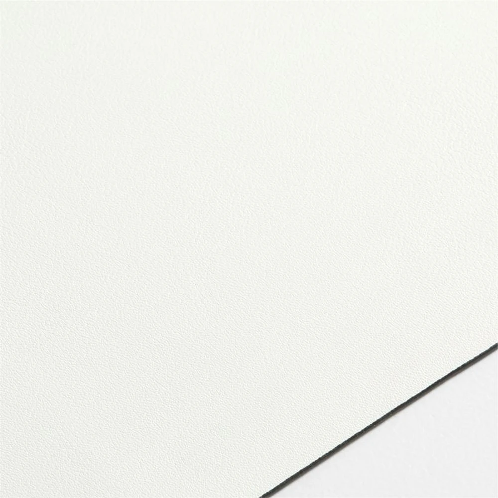 Rizzo Easy Care Recycled Leather Reversible Black and White Rectangular Placemat