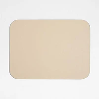 Rizzo Easy Care Recycled Leather Reversible Navy and Natural Rectangular Placemat