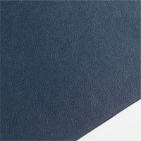 Rizzo Easy Care Recycled Leather Reversible Navy and Natural Rectangular Placemat