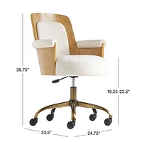 Roan Wood Office Chair