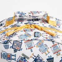 Robots Large Kids Backpack with Side Pockets