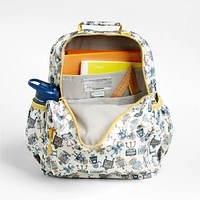 Robots Large Kids Backpack with Side Pockets