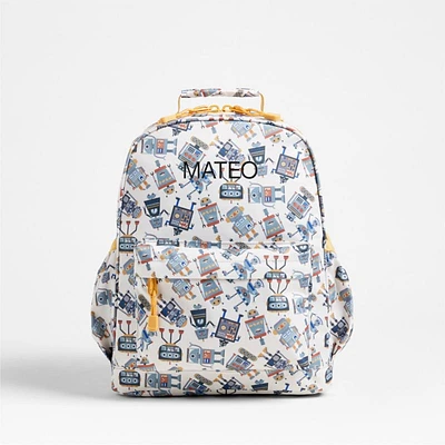 Robots Medium Kids Backpack with Side Pockets