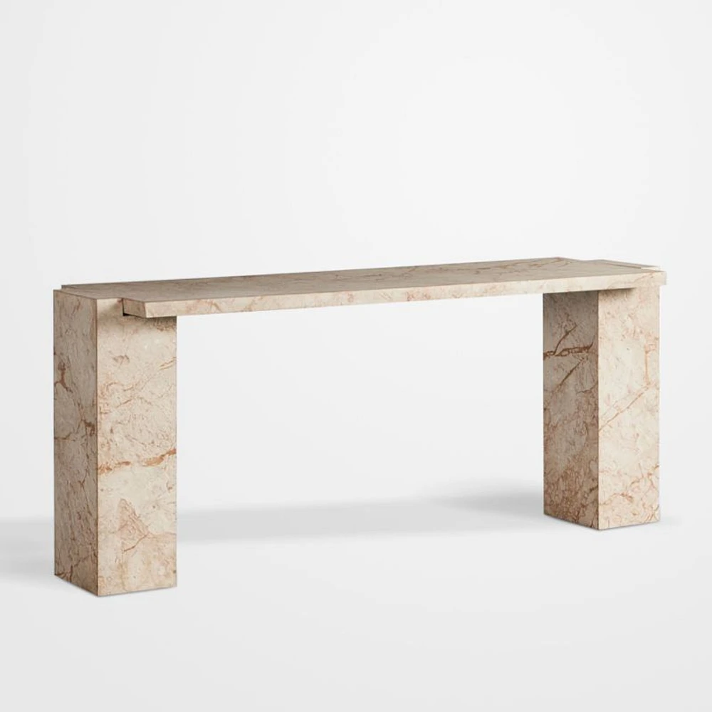 Romano 73" Marble Console Table