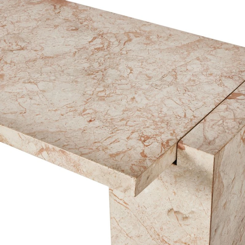 Romano 73" Marble Console Table