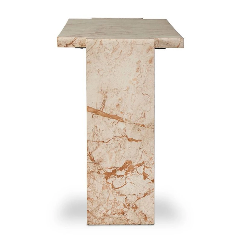 Romano 73" Marble Console Table