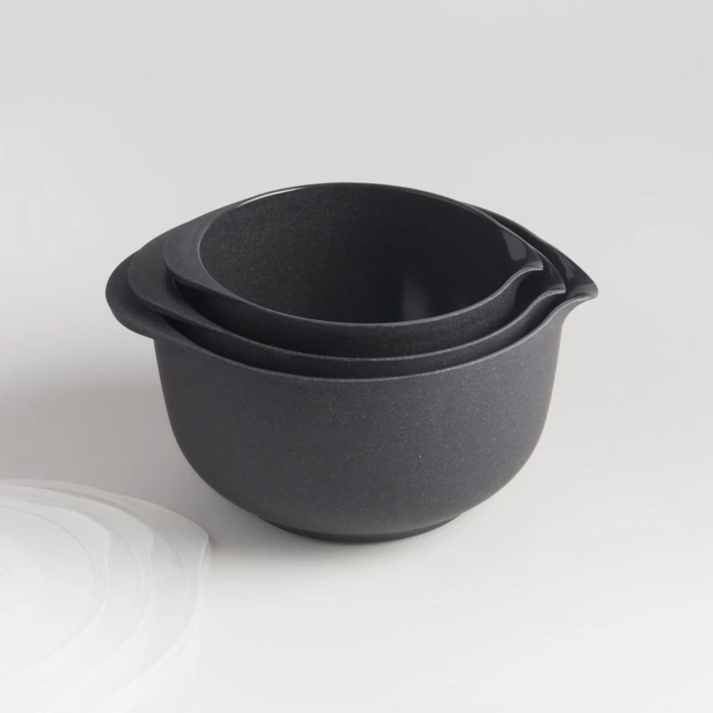 Rosti Black Pebble Margrethe Bowls, Set of 3