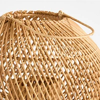 Rota Natural Woven Lantern 9"