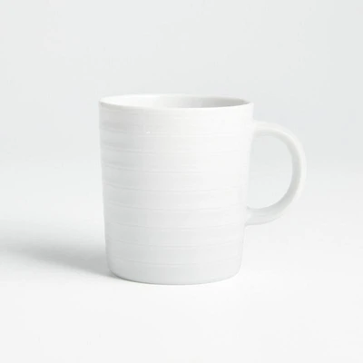Roulette 10-oz. White Porcelain Mug