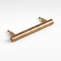 Round 4" Antique Brass Bar Pull