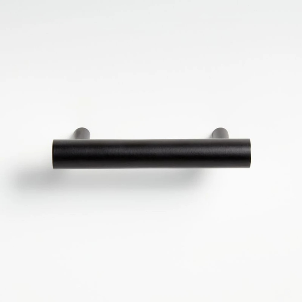 Round 3" Matte Black Bar Pull