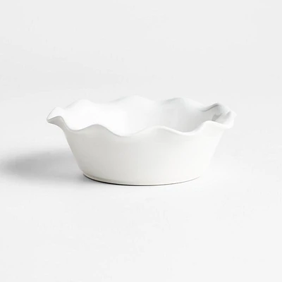 Ruffled Individual Pie Dish