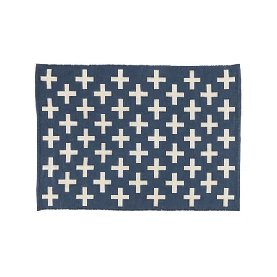 Positive 4x6' Blue Performance Kids Rug
