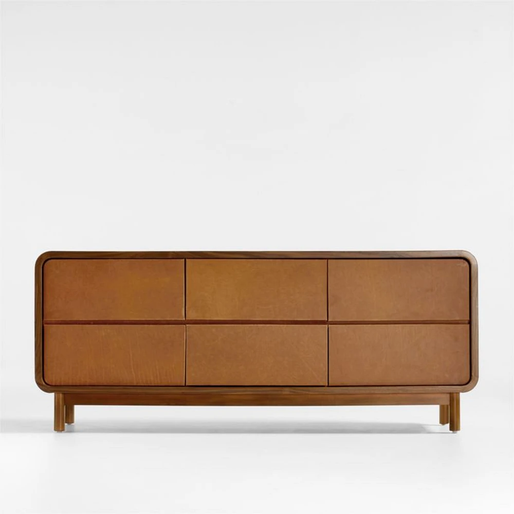 Shinola Runwell Walnut 6-Drawer Dresser