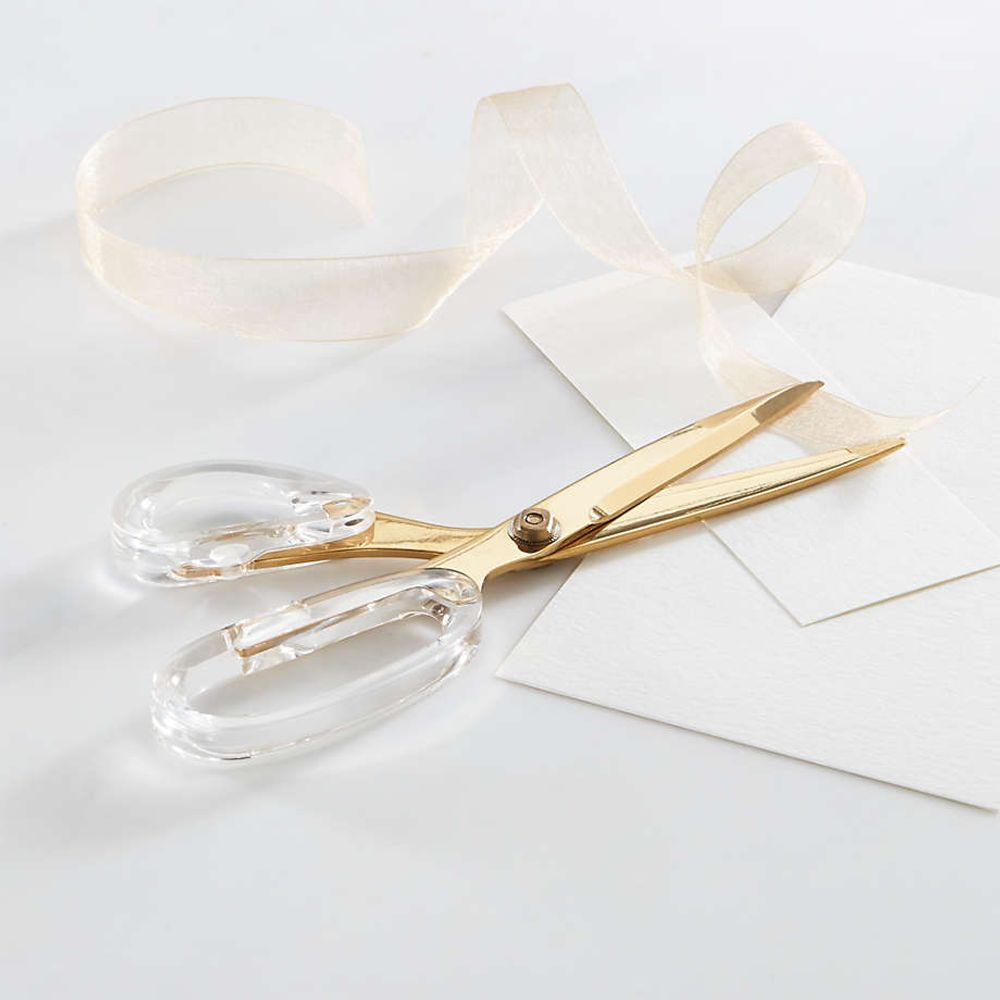 Gold & Acrylic Scissors