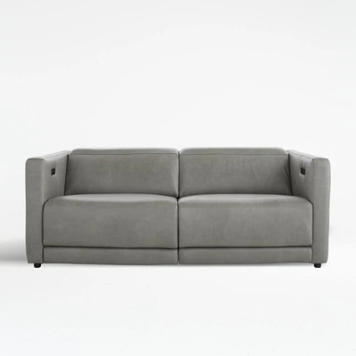Russo 79" Leather Power Reclining Sofa