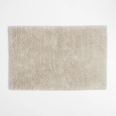 Rylan Organic Cotton Natural Taupe Bath Mat 24"x36"