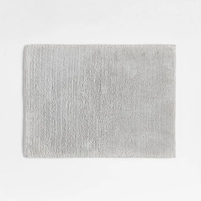 Rylan Organic Cotton Silver Bath Mat 18"x24"