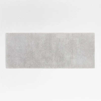 Rylan Organic Cotton Silver Bath Mat 24"x60"