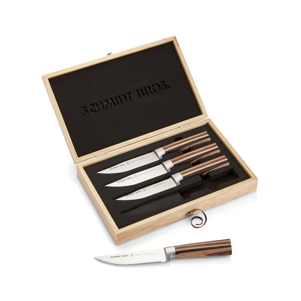 Schmidt Brothers ® Farmhouse Blend Jumbo Steak Knives, Set of 4